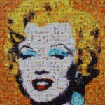 Marilyn nach Andy Warhol in Iliya Zhelevs Manier