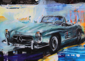 Mercedes by Ilona Griss-Schwärzler, 100 x 140 cm