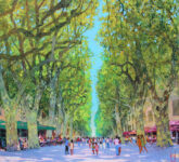 Nachmittag in Aix en Provence by Uwe Herbst, 100 x 110