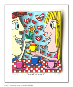A cup of love by James Rizzi