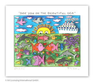 See you on the beautiful Sea by James Rizzi