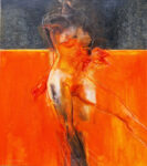 Girl in Orange Space by Vanni Saltarelli